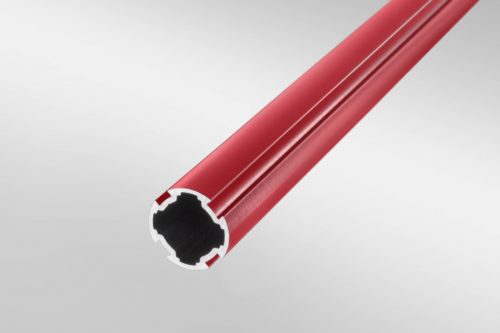 Profile Tube D30, red similar to RAL 3020 - 0.0.643.22