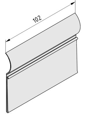 Label Holder D30-100 flex, transparent - 0.0.644.71