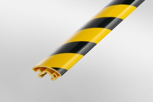 Warning and Protective Profile D30 R28-90°, yellow, similar to RAL 1023 - 0.0.675.25